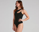 Cut To It High Neck Bodysuit